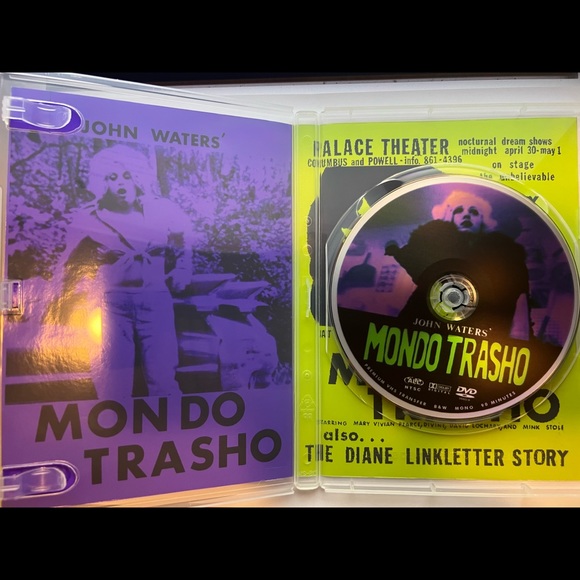 MONDO TRASHO 1969 JOHN WATERS DIVINE MARY VIVIAN PIERCE DVD - Picture 3 of 3